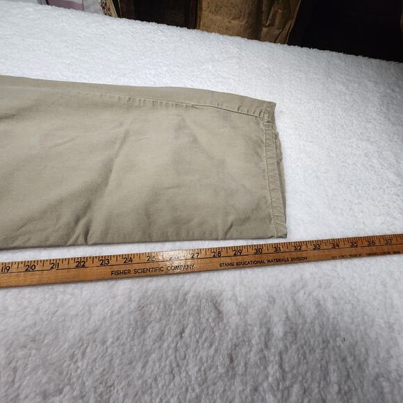 Vintage Levi's L2 Khaki Pants Men's 34x32 Baggy Loose 90s Y2K Skater 100% Cotton - Picture 13 of 13